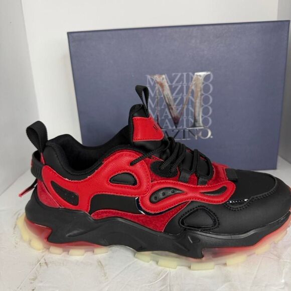 Mazino Men\'s Red and Black Trainers main image 5